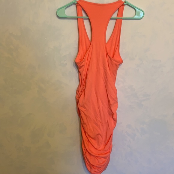 Express Ruched Bodycon Dress Pink - Picture 3 of 4